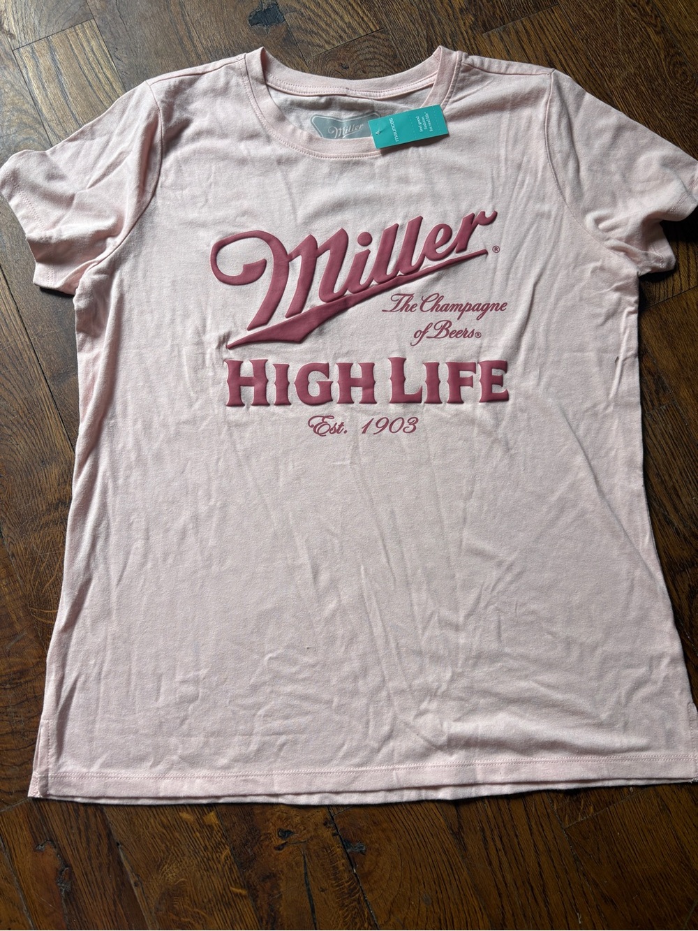Maurices Pink Miller High Life Graphic Tee